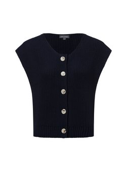 Damska kamizelka z dzianiny