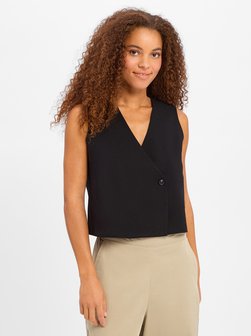 Damska kamizelka z zawartością lnu - Nabril