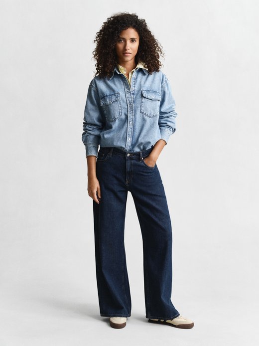 Damska koszula dżinsowa