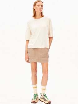 Damska koszula z dzianiny z zawartością lnu - SL Linen Blend