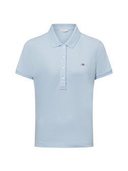 Damska koszulka polo - SLIM SHEILD CAP SLEEVE