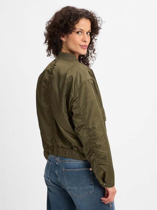 Damska kurtka bomber - Grape Leaf