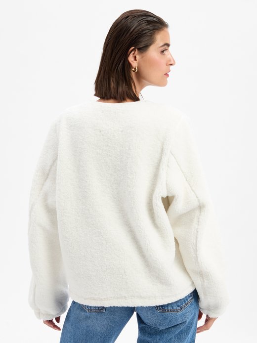 Damska kurtka z pluszowym futerkiem