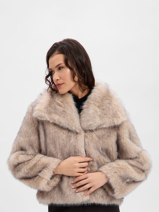 Damska kurtka ze sztucznego futra - NMMoira