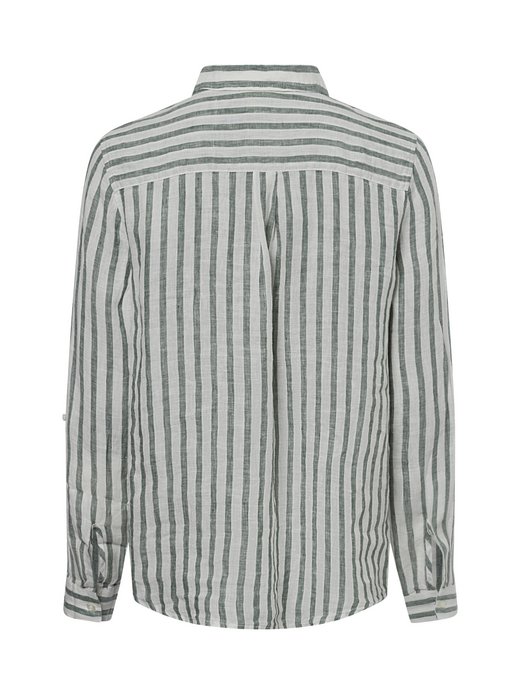 Damska lniana bluzka koszulowa