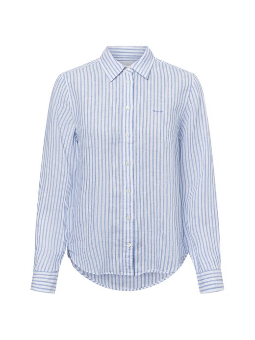 Damska lniana bluzka koszulowa