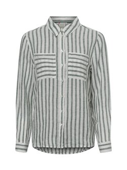 Damska lniana bluzka koszulowa