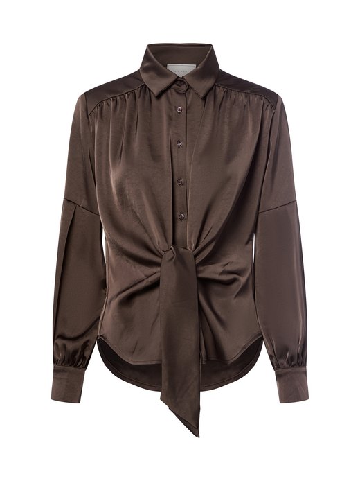 Damska satynowa bluzka - Naja