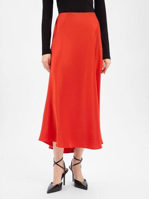 Damska satynowa spódnica - Fabiola