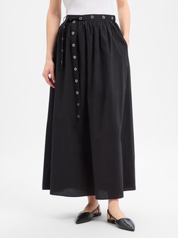 Damska spódnica maxi o linii A - Vidol