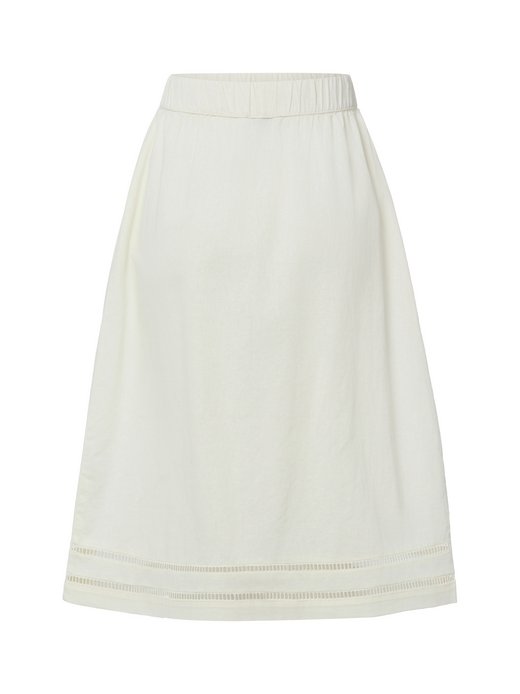 Damska spódnica midi z lnu