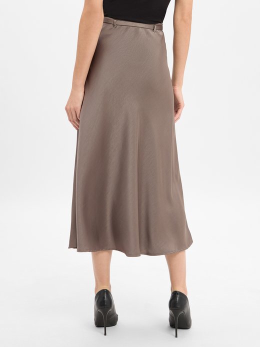 Damska spódnica satynowa