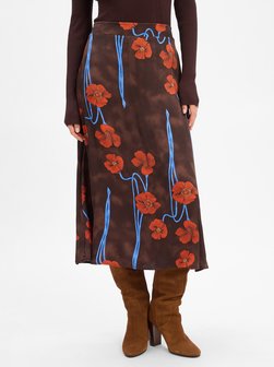 Damska spódnica satynowa