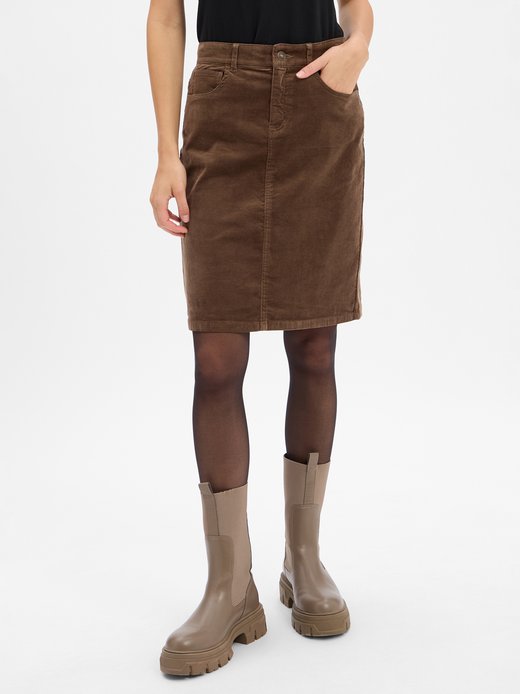 Damska spódnica sztruksowa