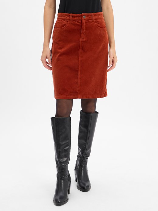 Damska spódnica sztruksowa