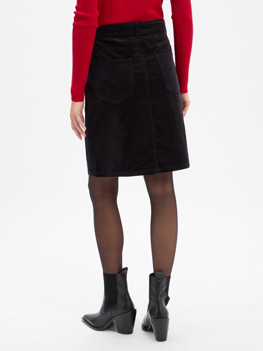 Damska spódnica sztruksowa