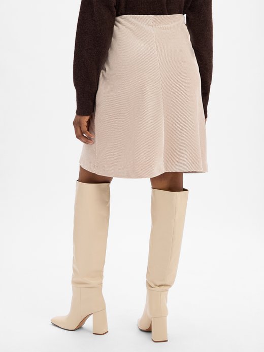 Damska spódnica sztruksowa