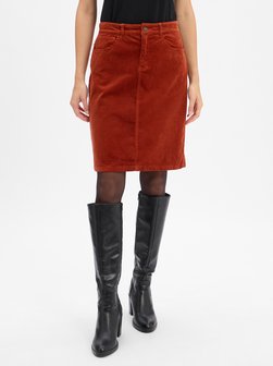 Damska spódnica sztruksowa