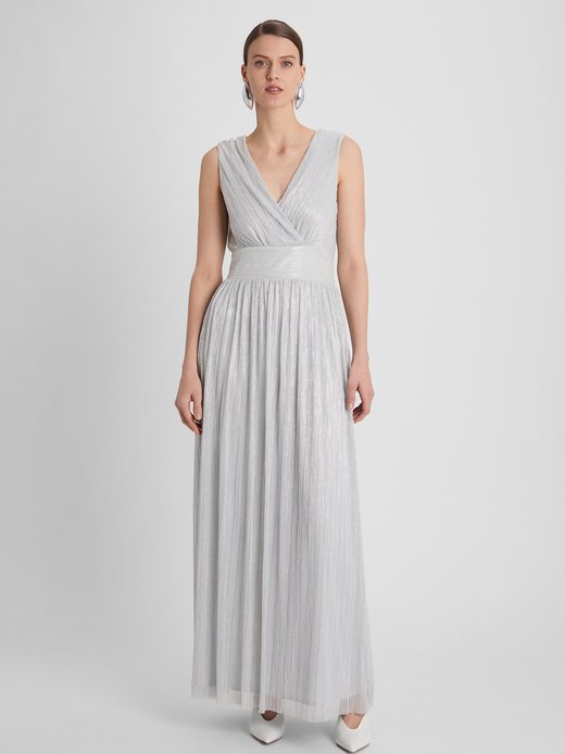 Damska sukienka wieczorowa - Lady in Silver