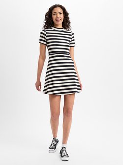 Damska sukienka z dżerseju - NMElinor Skater Dress