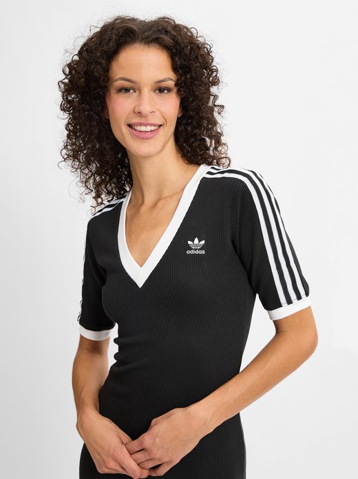 type W grateful / essential black　stina adidas Originals Damska sukienka z dzianiny kup online