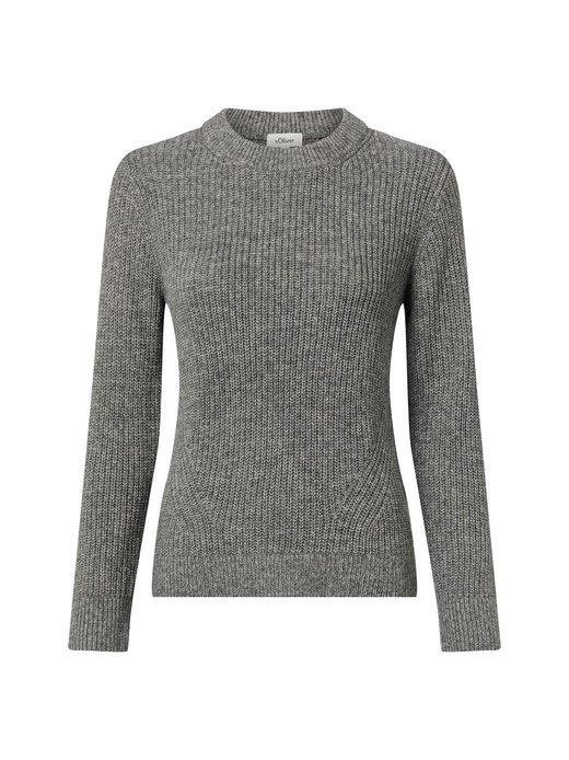 Damska sweter z dzianiny z domieszką wełny