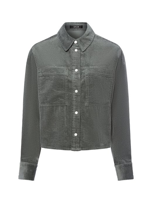 Damska sztruksowa bluzka koszulowa