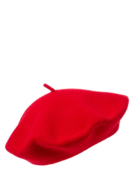 Damski beret wykonany z wełny