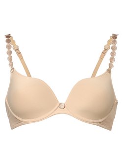 Damski biustonosz z fiszbinami – wyściełany – wielofunkcyjne ramiączka – Tom