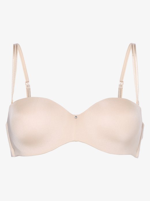 Damski biustonosz z fiszbinami – wyściełany – wielofunkcyjne ramiączka