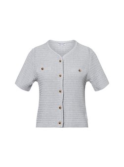 Damski kardigan z krótkim rękawem