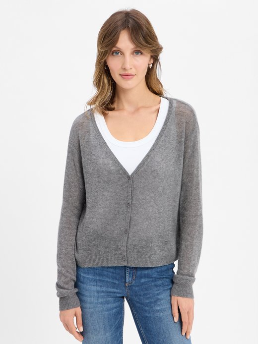 Damski kardigan z zawartością kaszmiru - Dumy