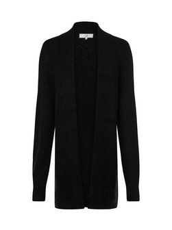 Damski płaszcz z dzianiny z zawartością moheru