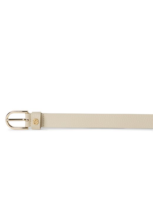 Damski pasek skórzany - szkarłatny