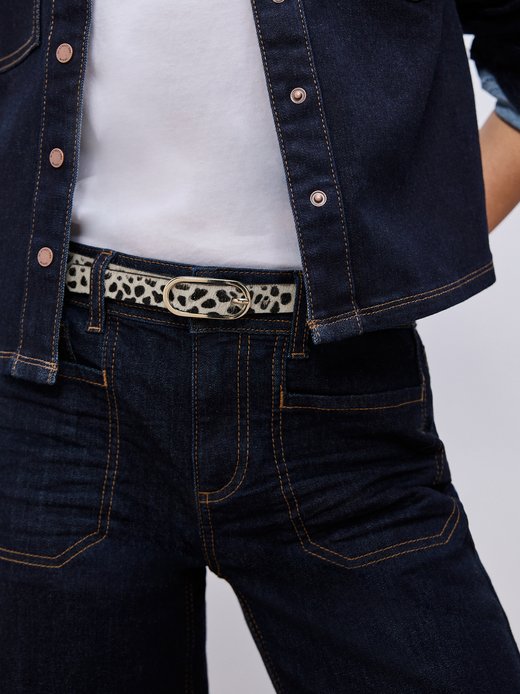 Damski pasek skórzany