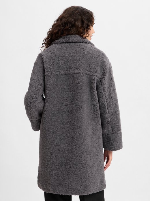 Damski pluszowy płaszcz - Honise