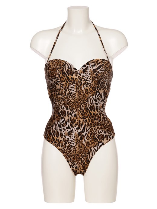 Damski stój kąpielowy bandeau – push-up