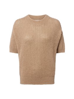 Damski sweter z dzianiny Marie Lund z mieszanki wełny