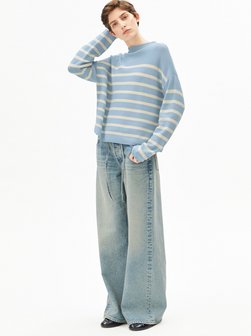 Damski sweter z dzianiny - Merinaa