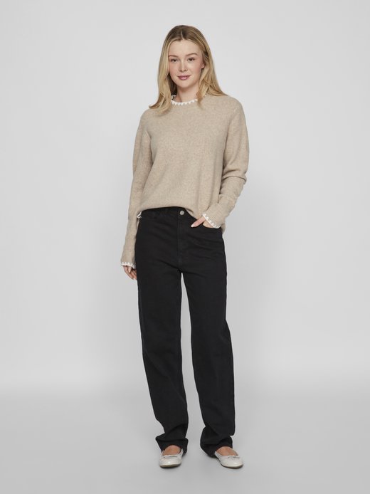 Damski sweter z dzianiny - VIHefna