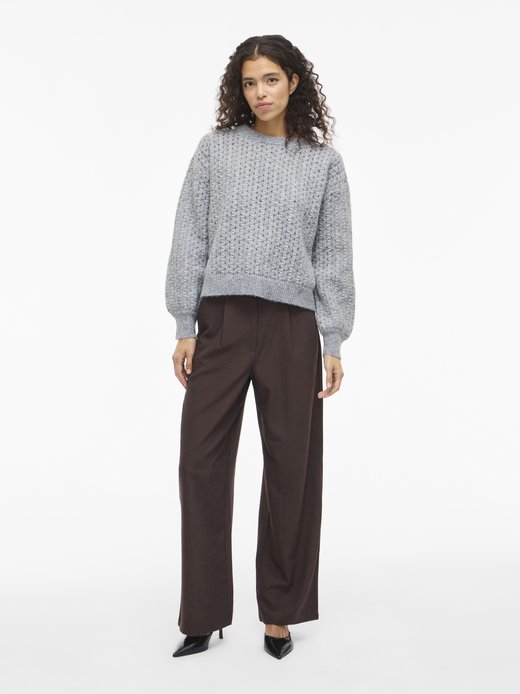 Damski sweter z dzianiny - VIRyleigh