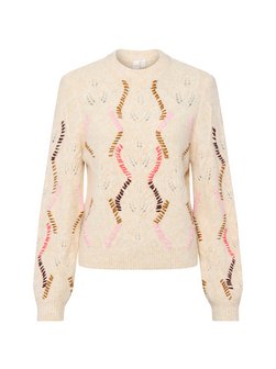 Damski sweter z dzianiny - YASGabbi