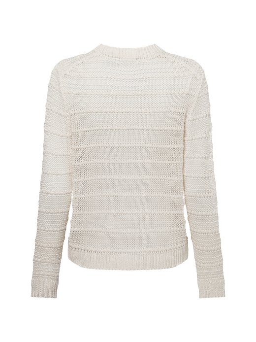 Damski sweter z dzianiny lnianej