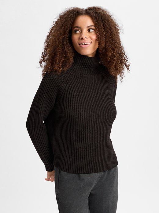 Damski sweter z dzianiny z alpaką - Arwen