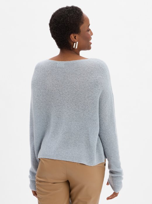 Damski sweter z dzianiny z alpaką - Imeny