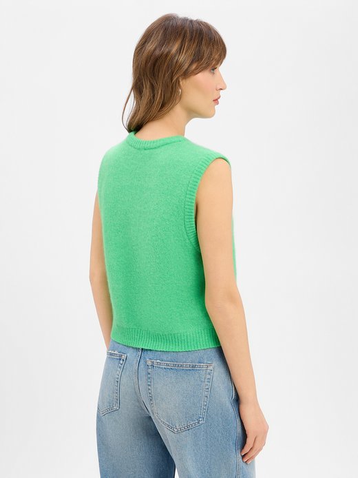 Damski sweter z dzianiny z alpaką i wełną - Vitow