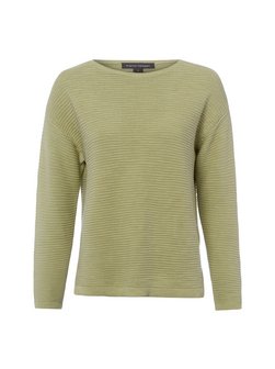 Damski sweter z dzianiny z dodatkiem lnu