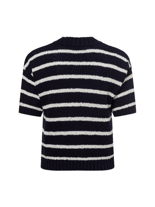 Damski sweter z dzianiny z krótkim rękawem