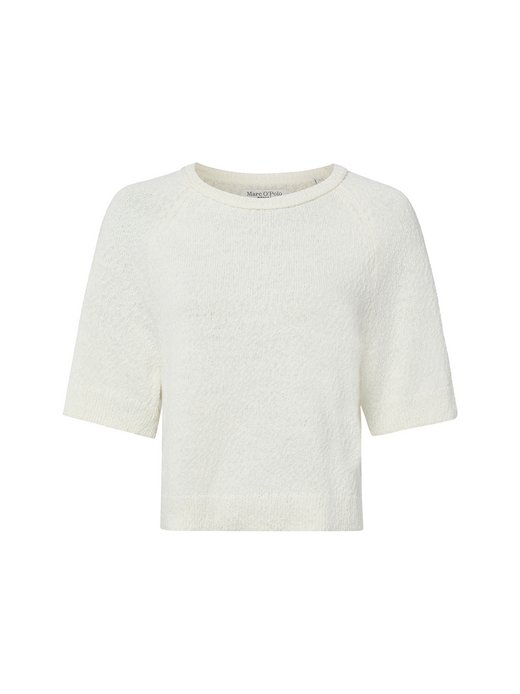 Damski sweter z dzianiny z krótkim rękawem