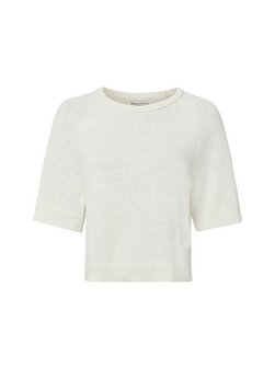 Damski sweter z dzianiny z krótkim rękawem